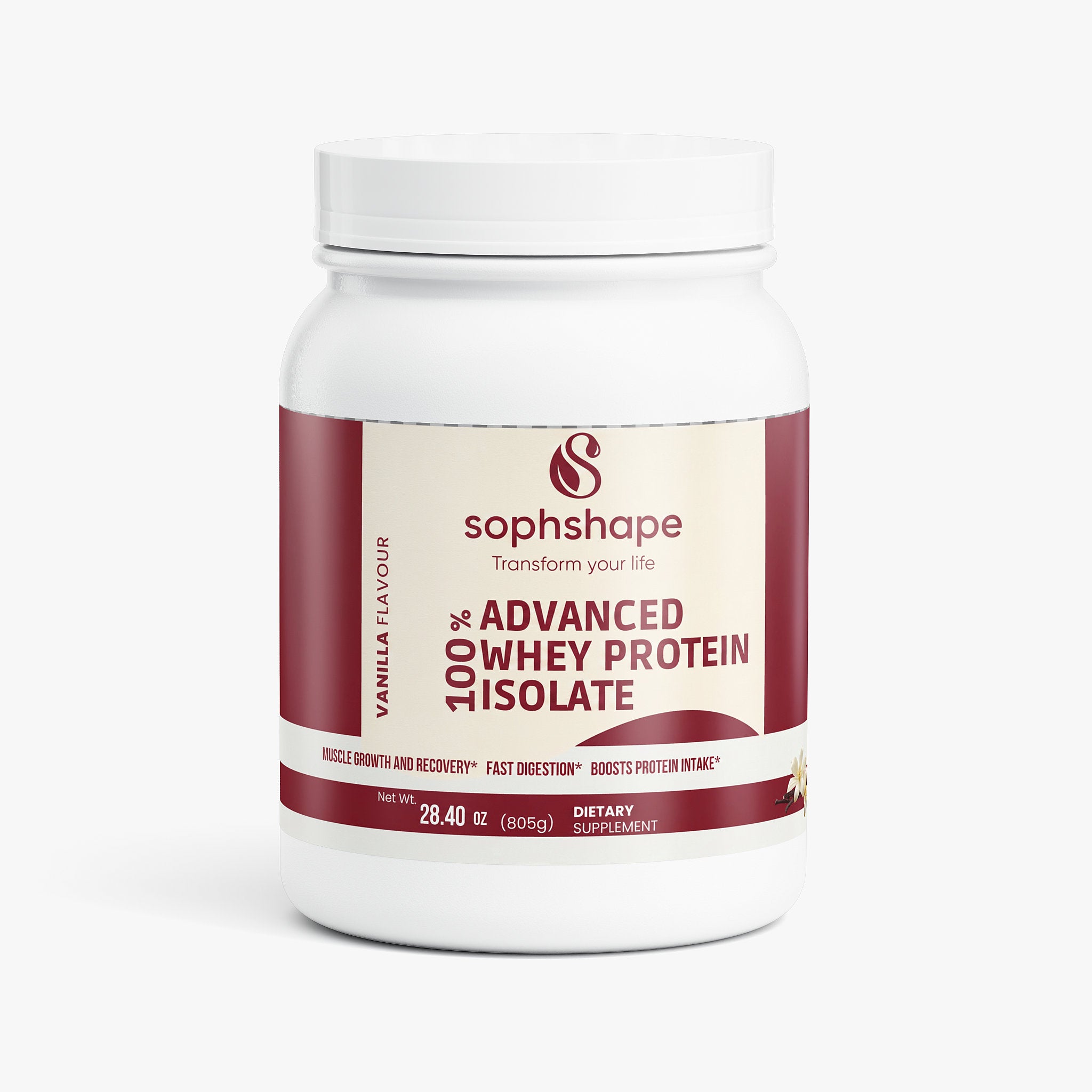 Advanced 100% Whey Protein Isolate (Vanilla)