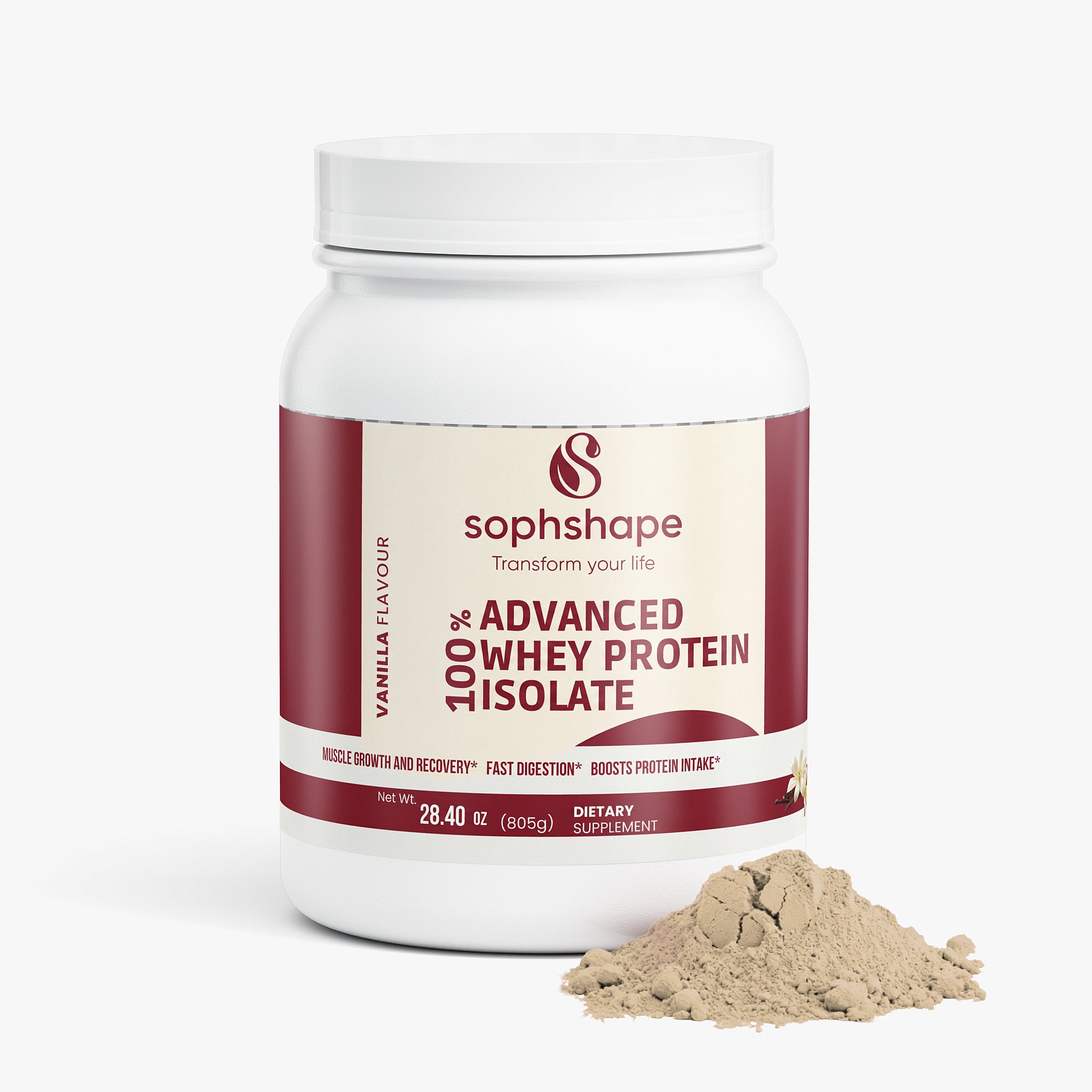 Advanced 100% Whey Protein Isolate (Vanilla)